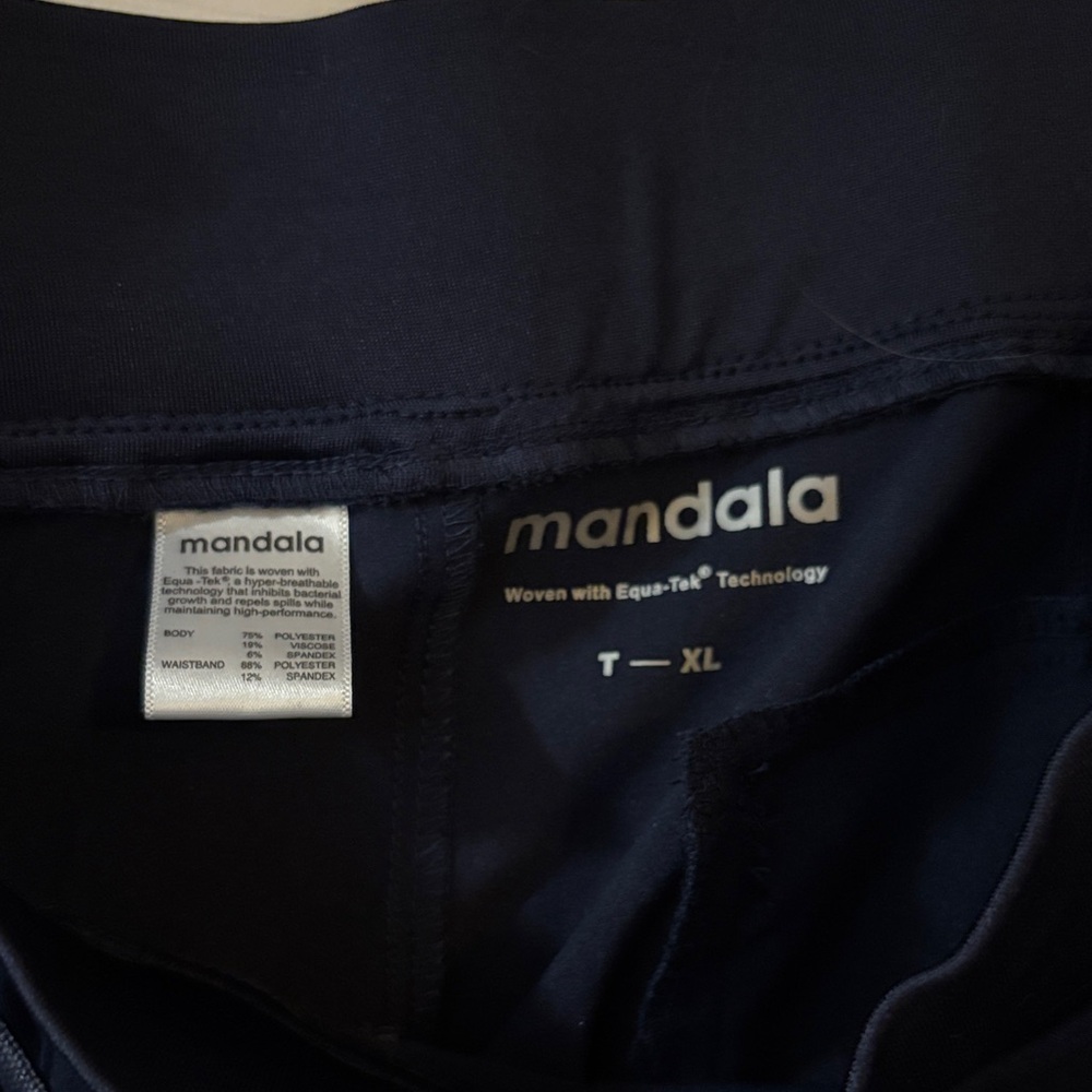 Mandala wide leg scrub pants